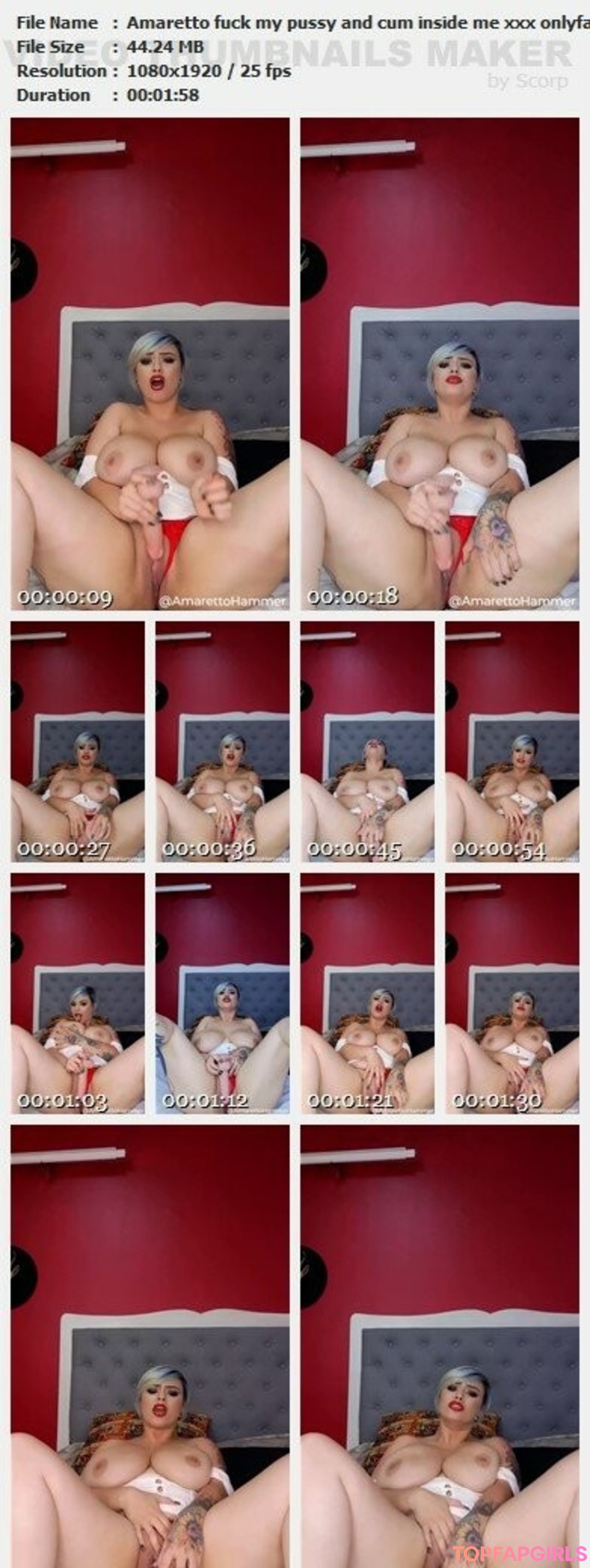 Photo nue de fuite OnlyFans de Amaretto Hammer #366