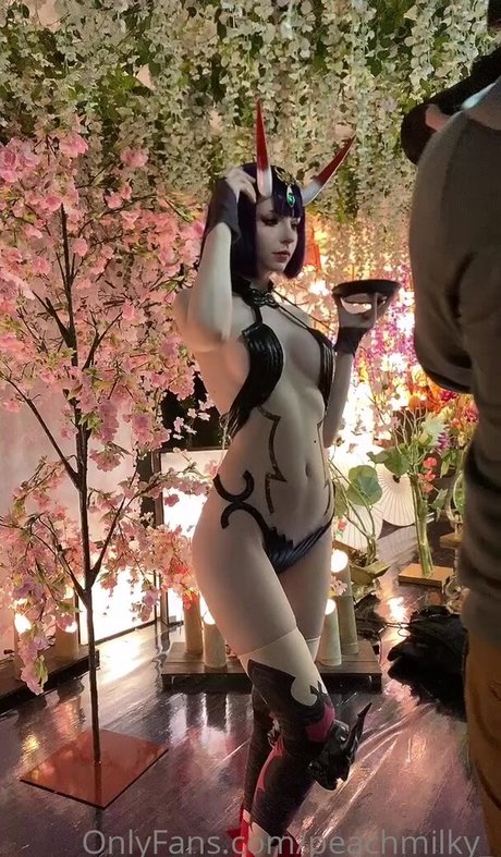 Photo nue de fuite OnlyFans de Peach Milky