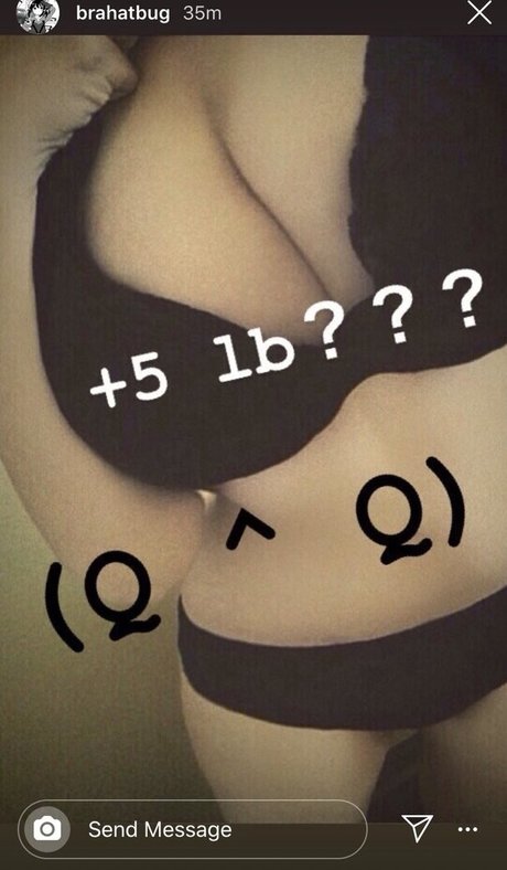 Photo nue de fuite OnlyFans de Brahatbug