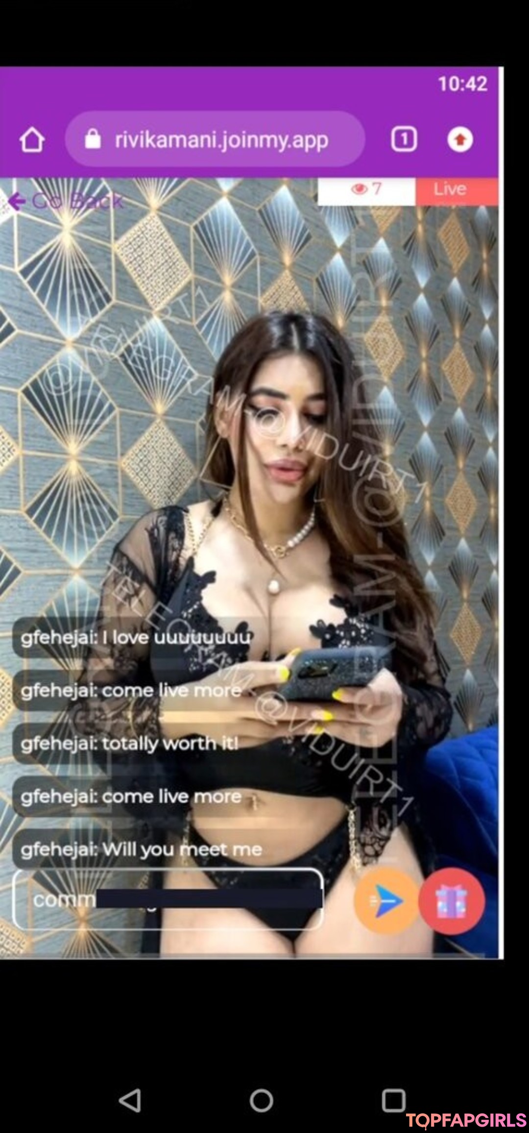 Photo nue de fuite OnlyFans de Yajnaseni #1373