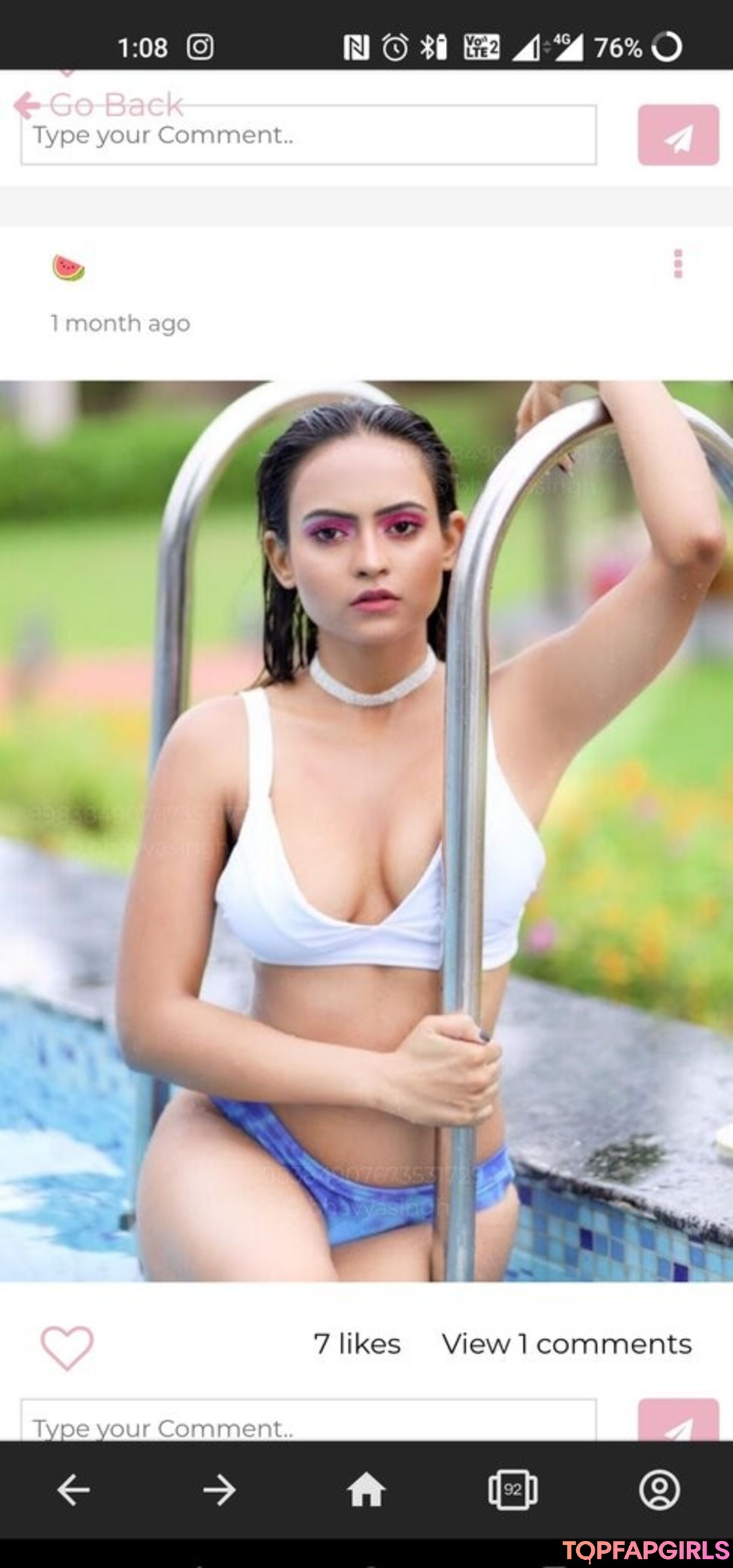 Photo nue de fuite OnlyFans de Yajnaseni #1405