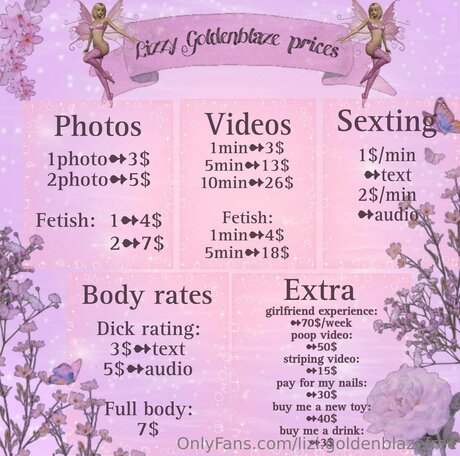 Photo nue de fuite OnlyFans de Lizi Goldenblazefree