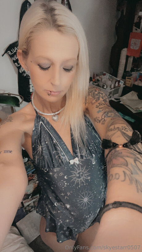 Photo nue de fuite OnlyFans de Skyestarr0507