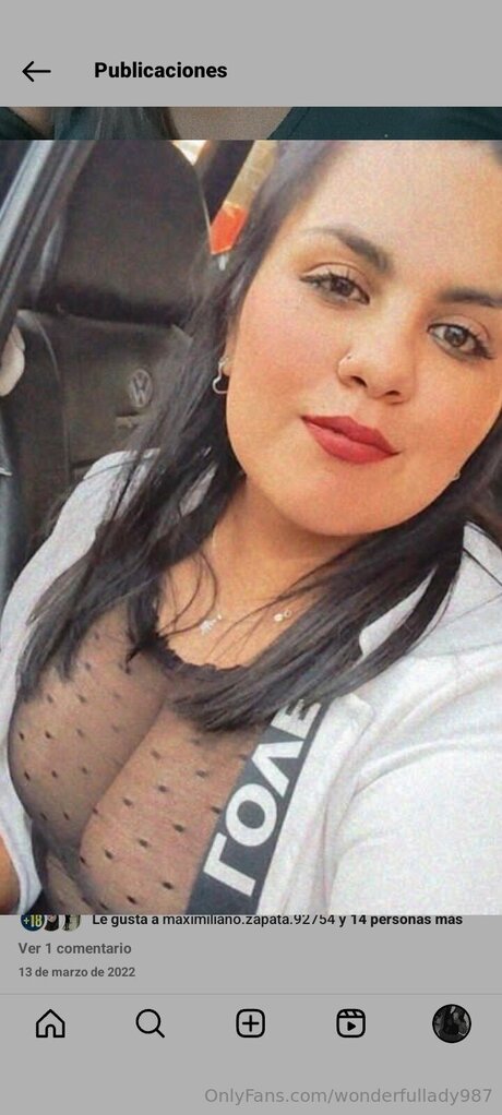 Photo nue de fuite OnlyFans de Wonderfullady987
