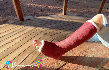 Photo nue de fuite OnlyFans de Sparklefootgirl