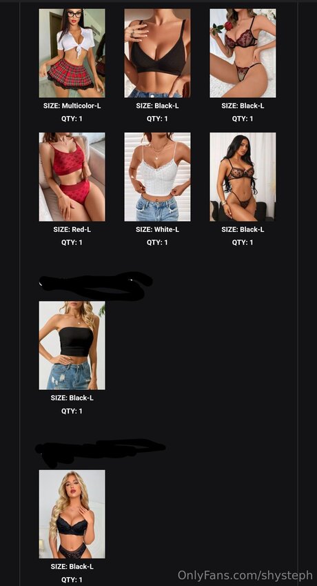 Photo nue de fuite OnlyFans de Shysteph