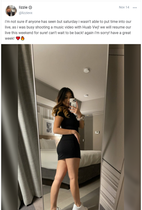 Photo nue de fuite OnlyFans de Lizzie Vang