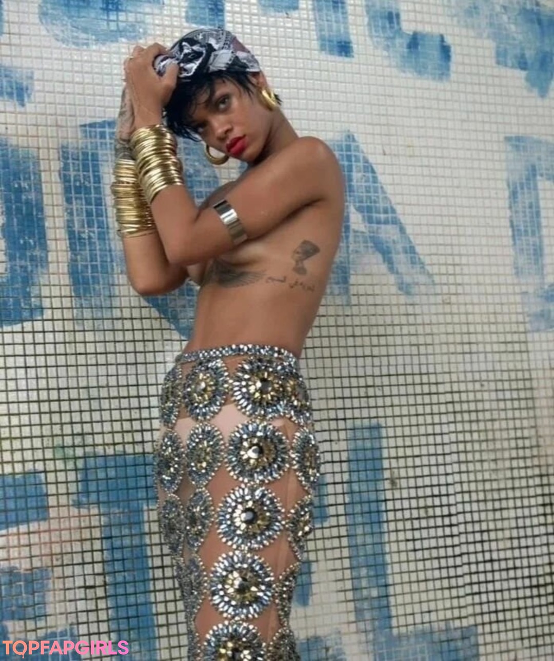 Photo nue de fuite OnlyFans de Rihanna #1300