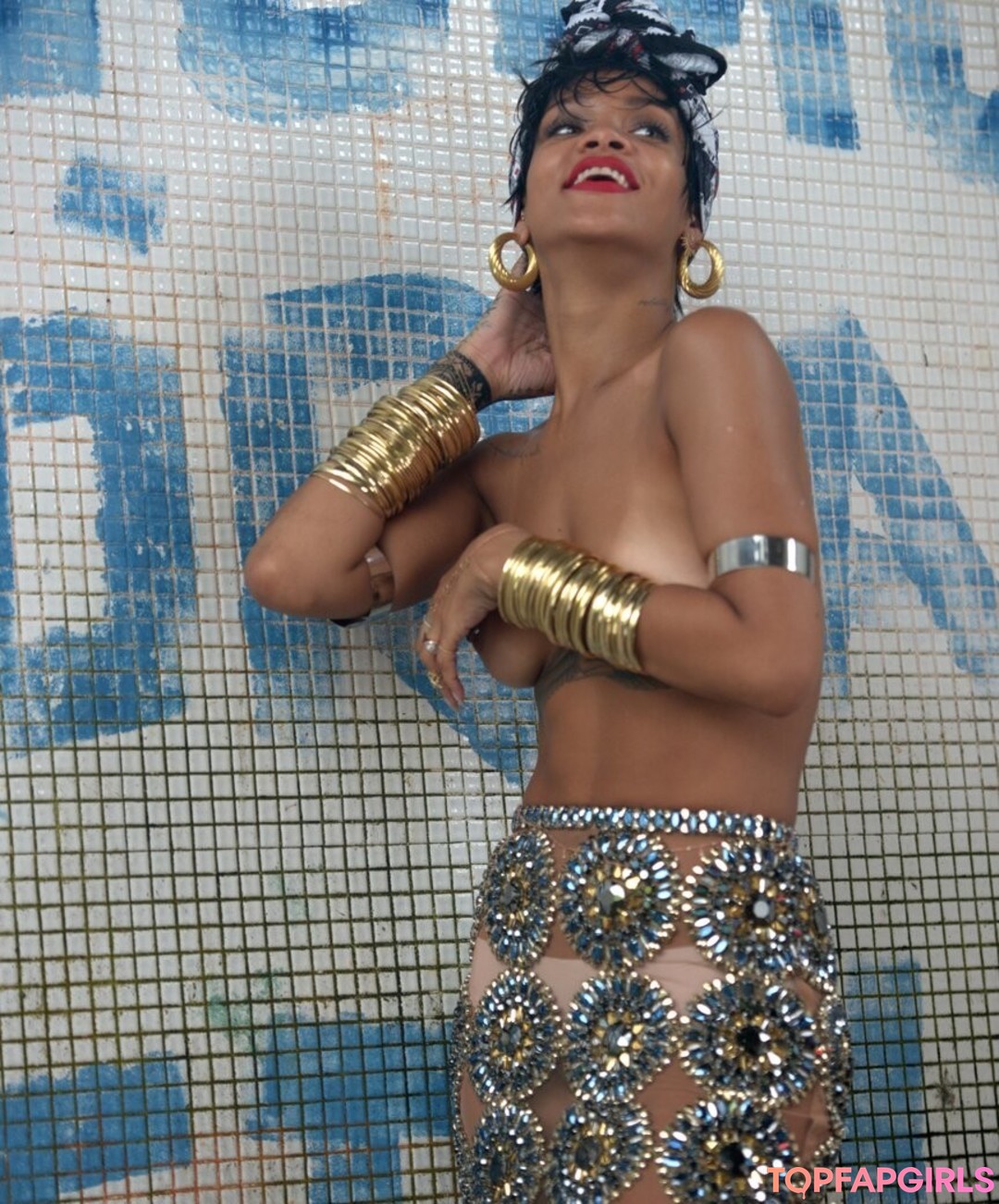 Photo nue de fuite OnlyFans de Rihanna #1335