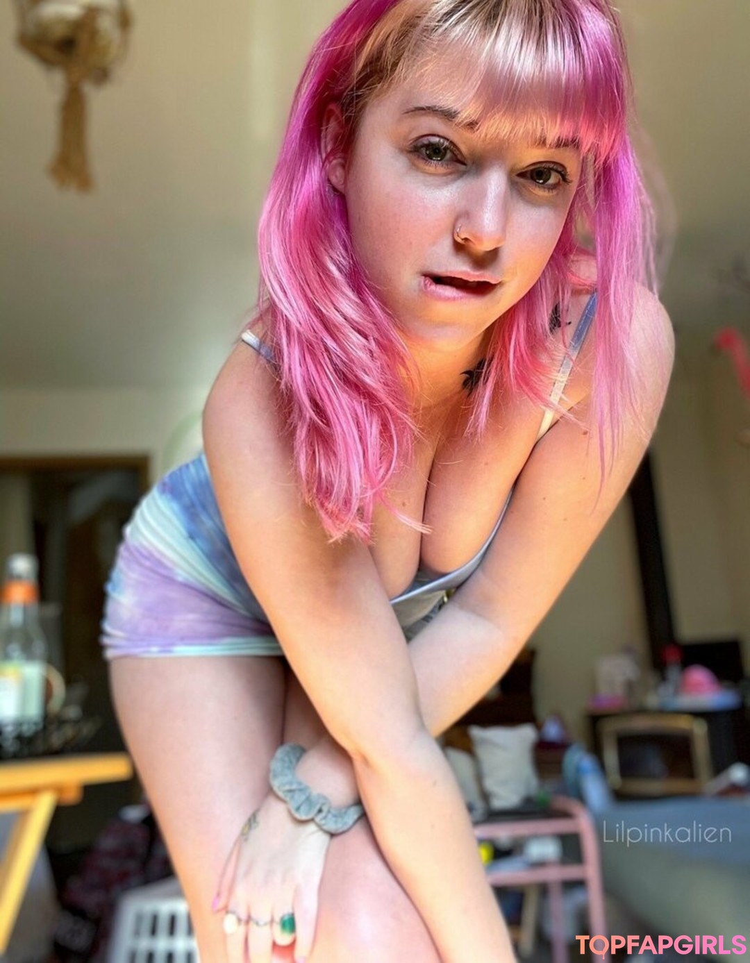 Photo nue de fuite OnlyFans de Lilpinkalien #1264