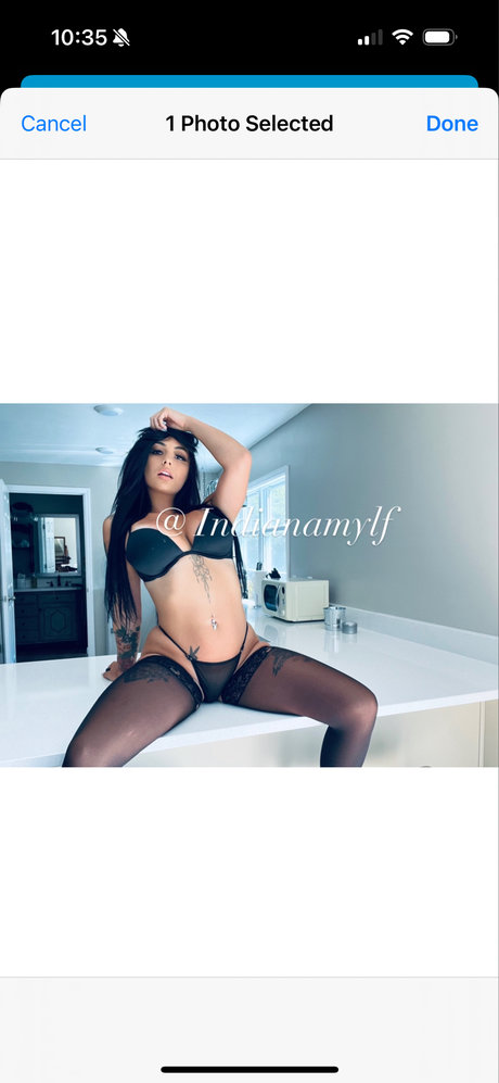 Photo nue de fuite OnlyFans de Indiana Mylf 