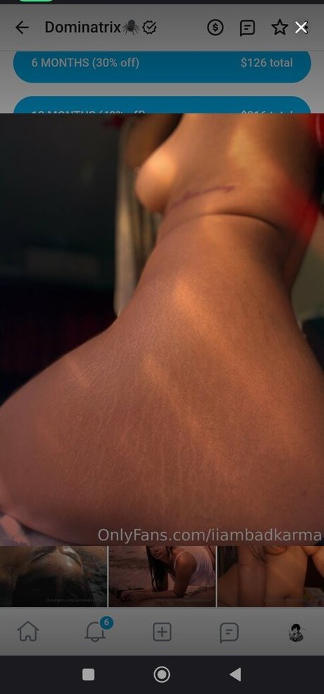 Photo nue de fuite OnlyFans de Iiambadkarma