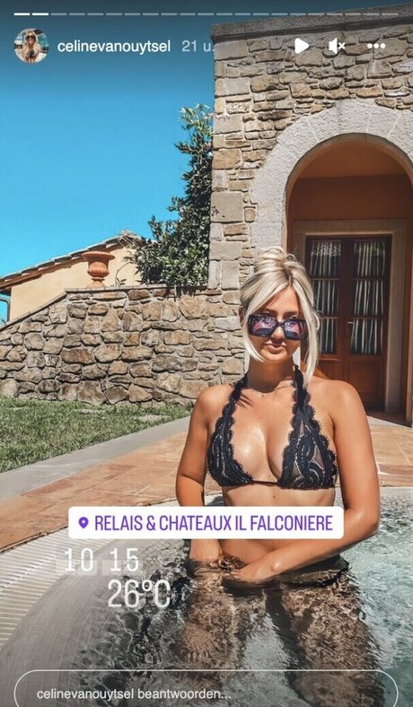 Photo nue de fuite OnlyFans de Celine Van Ouytsel