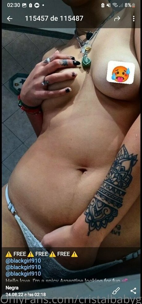 Photo nue de fuite OnlyFans de Cristalbabygirl