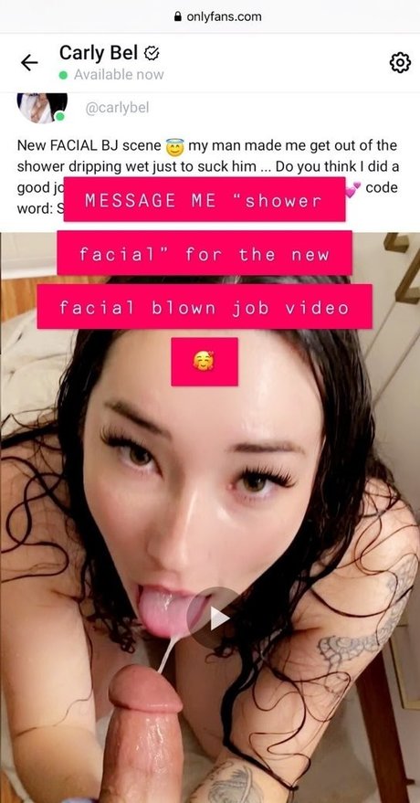 Photo nue de fuite OnlyFans de Carlybel