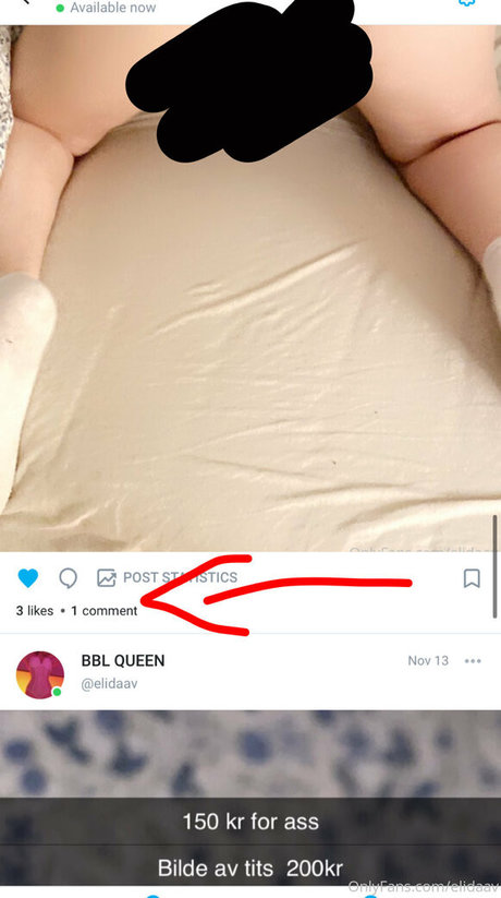 Photo nue de fuite OnlyFans de Elidaav