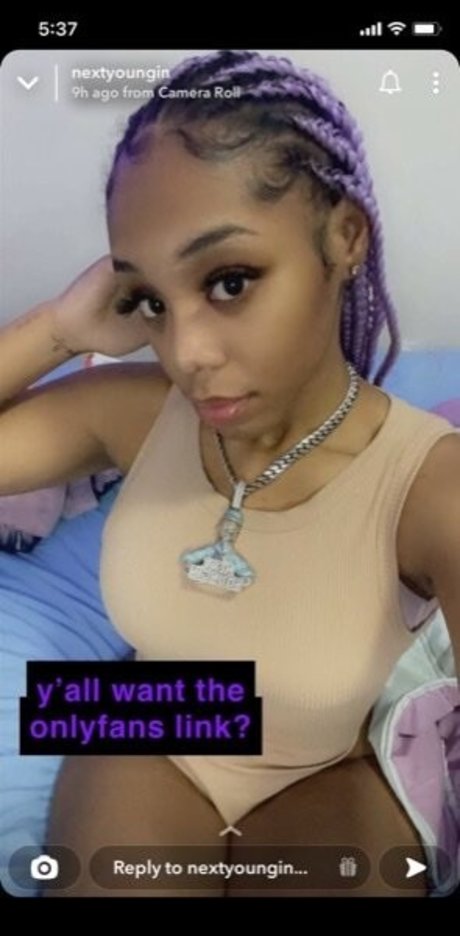 Photo nue de fuite OnlyFans de Baddie Kaine