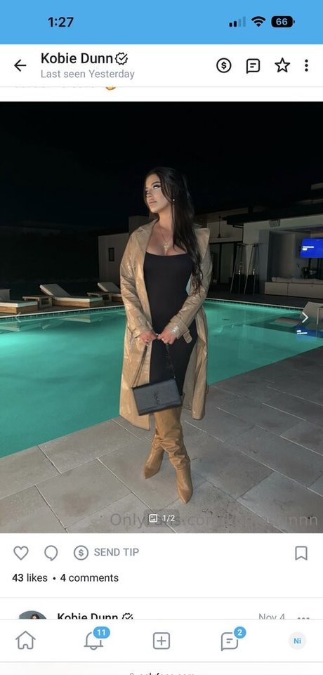 Photo nue de fuite OnlyFans de Kobiedunnn