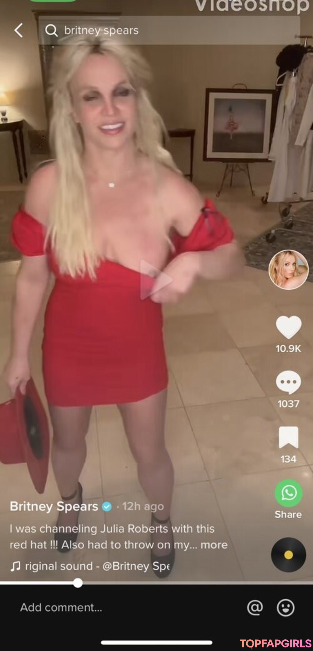 Photo nue de fuite OnlyFans de Britney Spears #1142