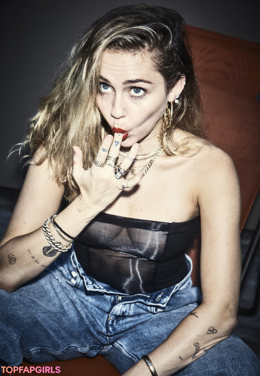 Photo nue de fuite OnlyFans de Miley Cyrus #1687