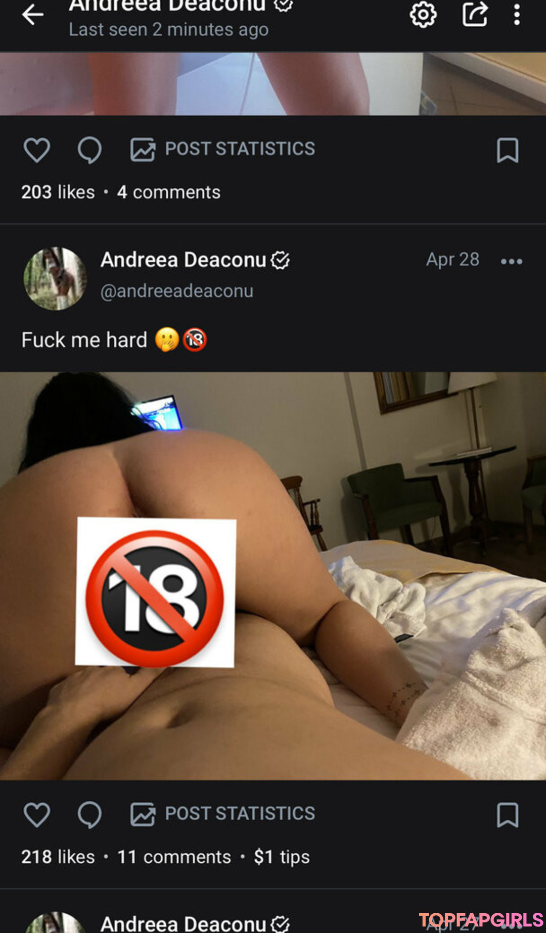 Photo nue de fuite OnlyFans de Andreeadeaconufree #15 Photo nue de fuite OnlyFans de Andreeadeaconufree #15