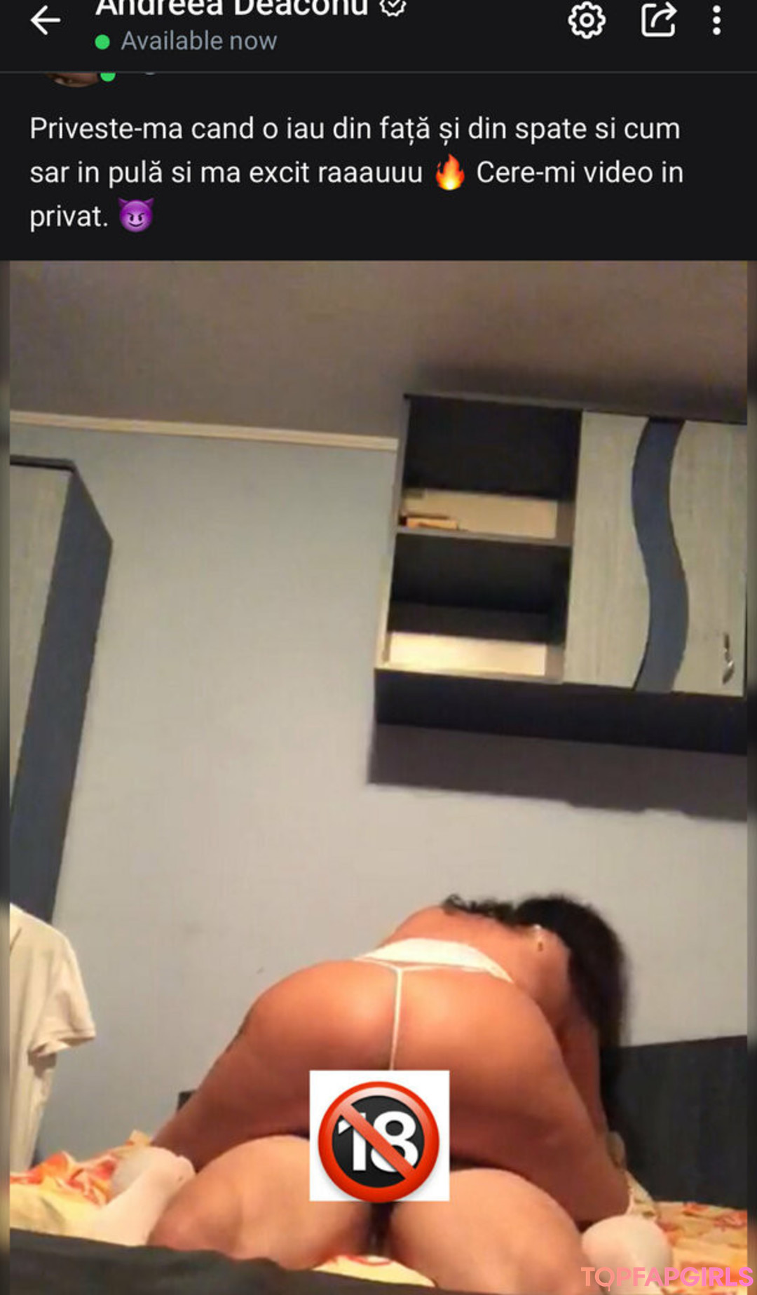 Photo nue de fuite OnlyFans de Andreeadeaconufree #18 Photo nue de fuite OnlyFans de Andreeadeaconufree #18