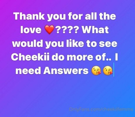 Photo nue de fuite OnlyFans de Cheekiifemme