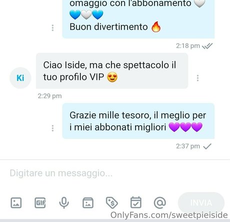 Photo nue de fuite OnlyFans de Sweetpieiside