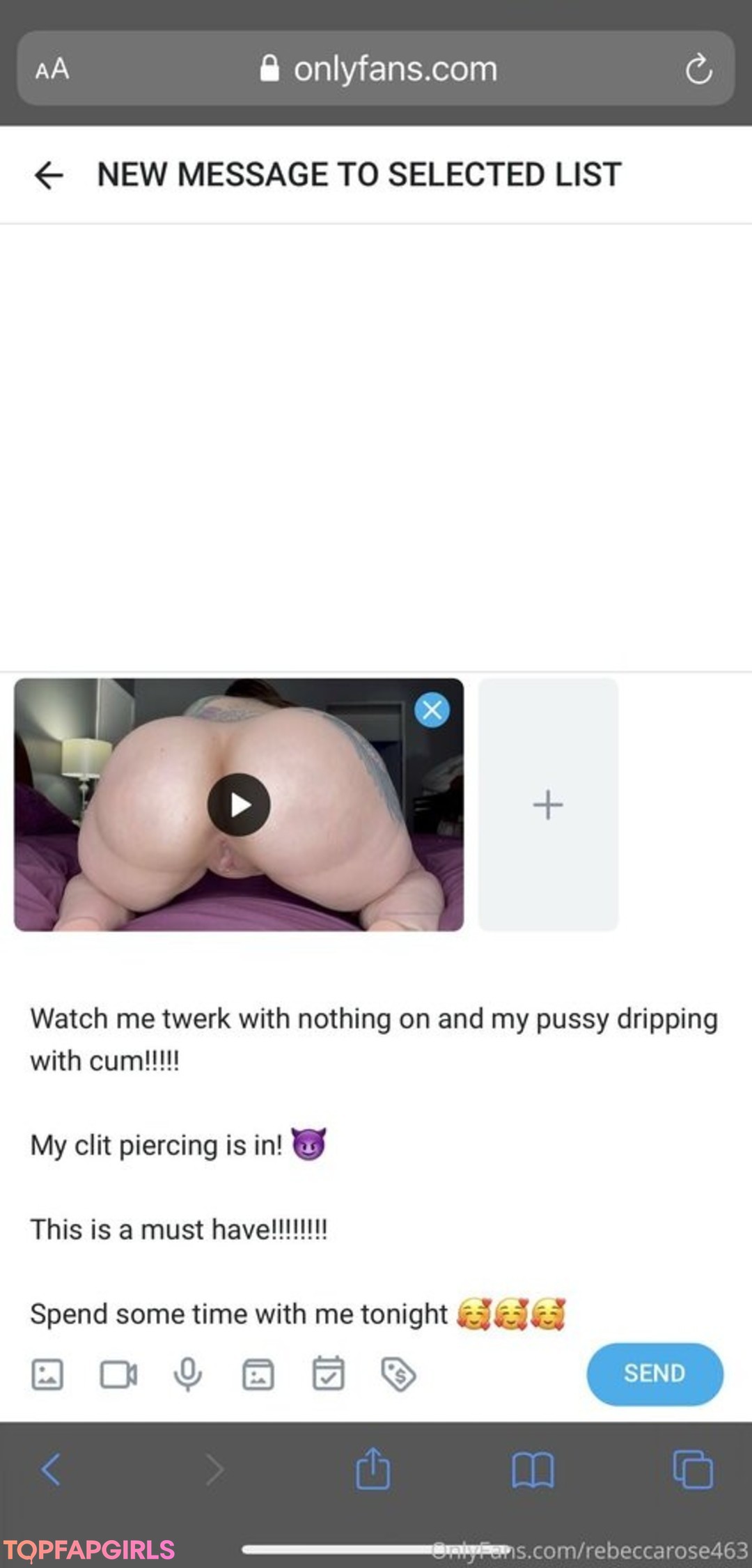 Photo nue de fuite OnlyFans de Rebeccarose463 #105 Photo nue de fuite OnlyFans de Rebeccarose463 #105