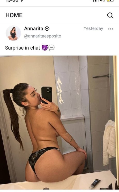 Photo nue de fuite OnlyFans de Annarita Esposito
